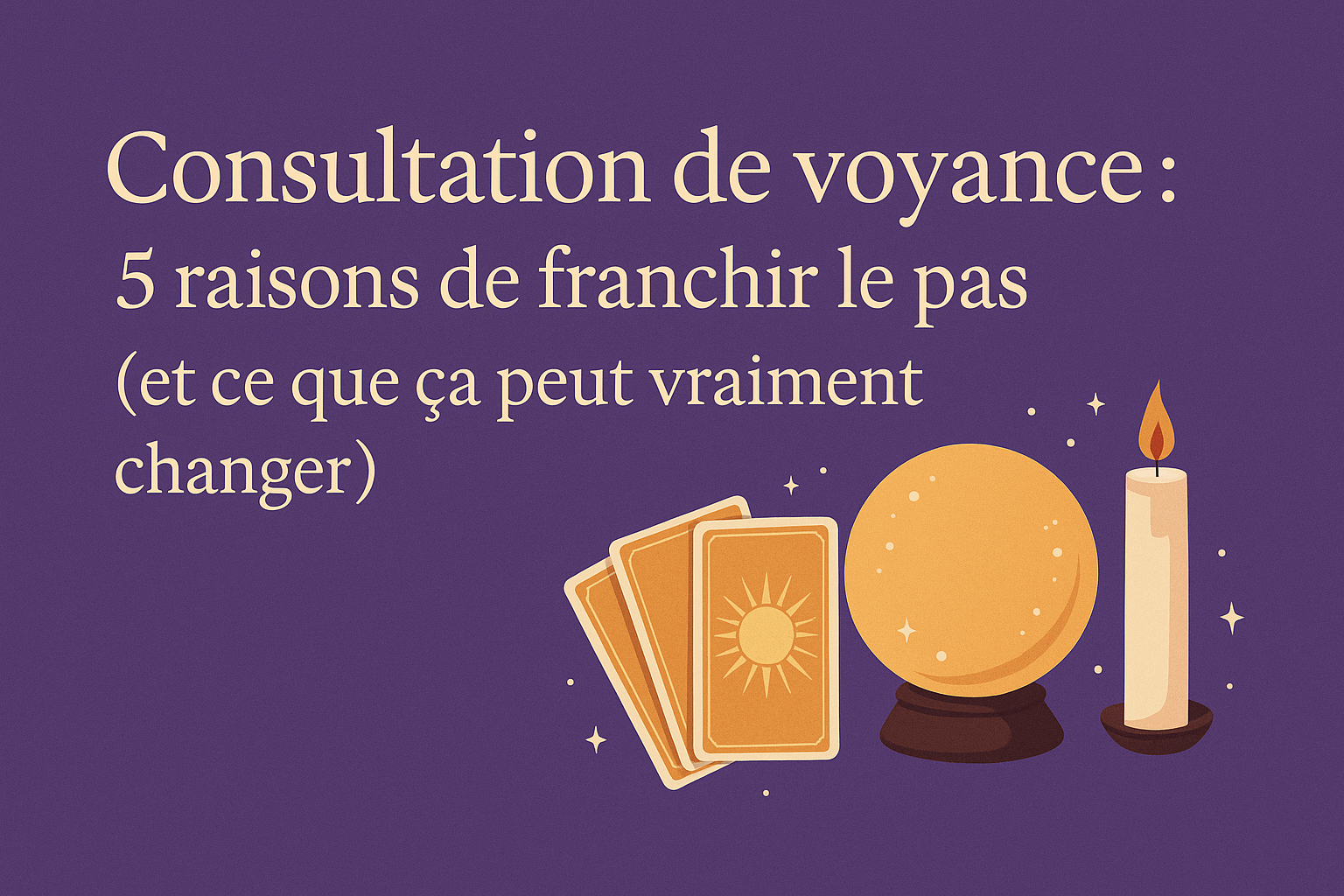 Consultation de voyance : 5 raisons de franchir le pas (et ce que ça peut vraiment changer)
