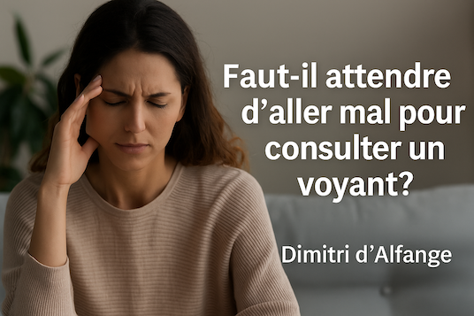 Faut-il attendre d’aller mal pour consulter un voyant ?