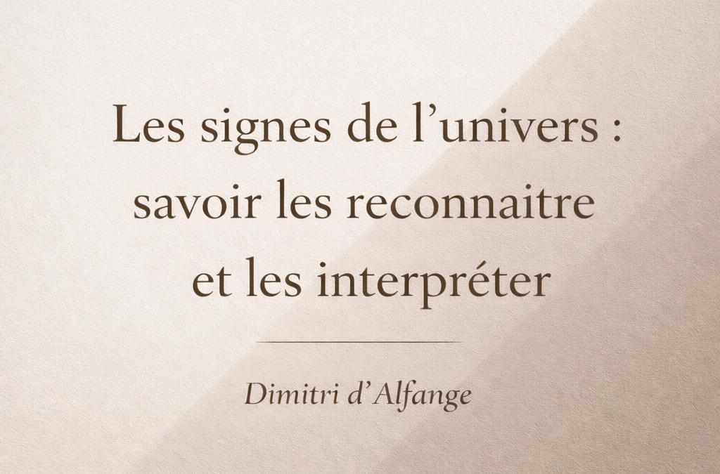 les signes de l'univers