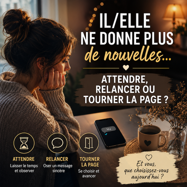 Il/elle ne donne plus de nouvelles : attendre, relancer ou tourner la page ?